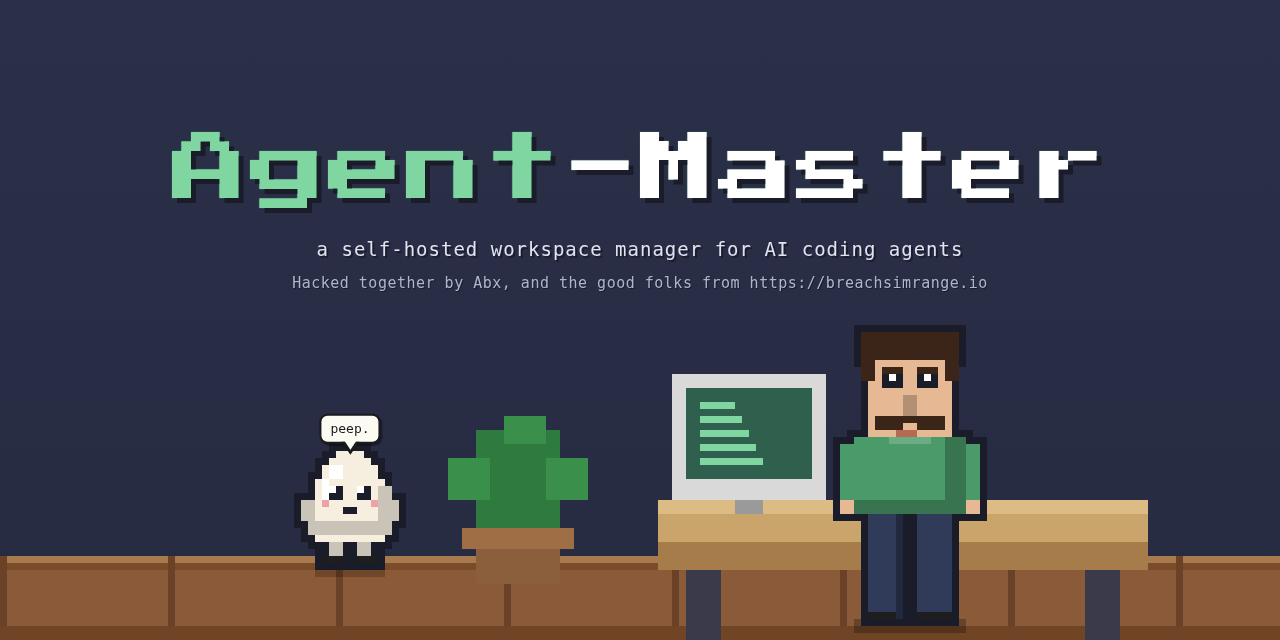 Here is Agent-Master, workspace manager for your AI Agents
