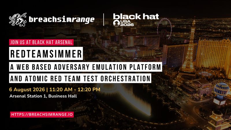 Black Hat USA 2026: RedTeamSimmer, adversary emulation for Atomic Red Team