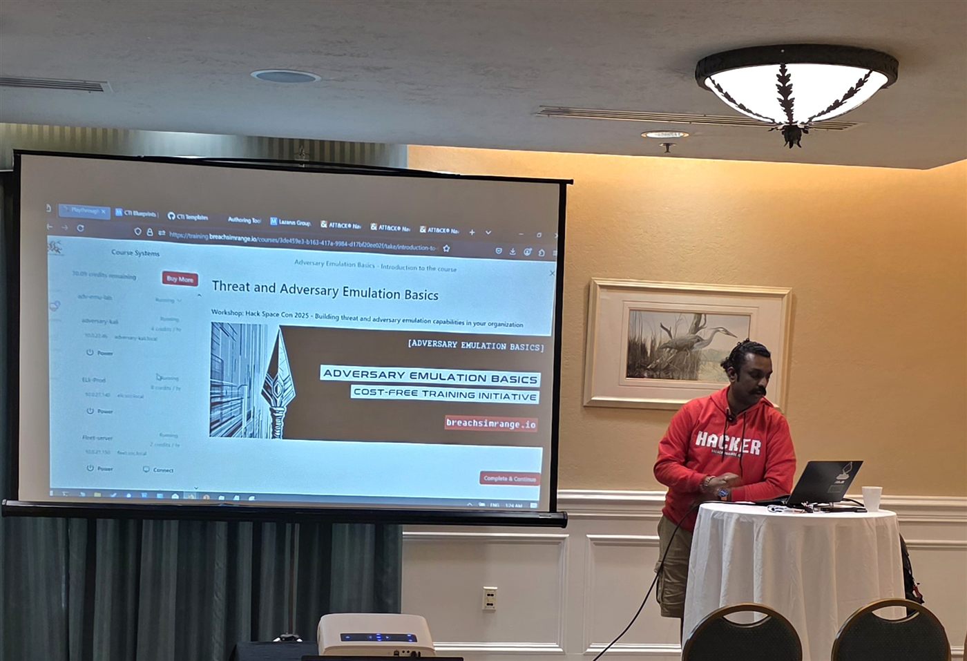 Abhijith B R at Hack Space Con 2025
