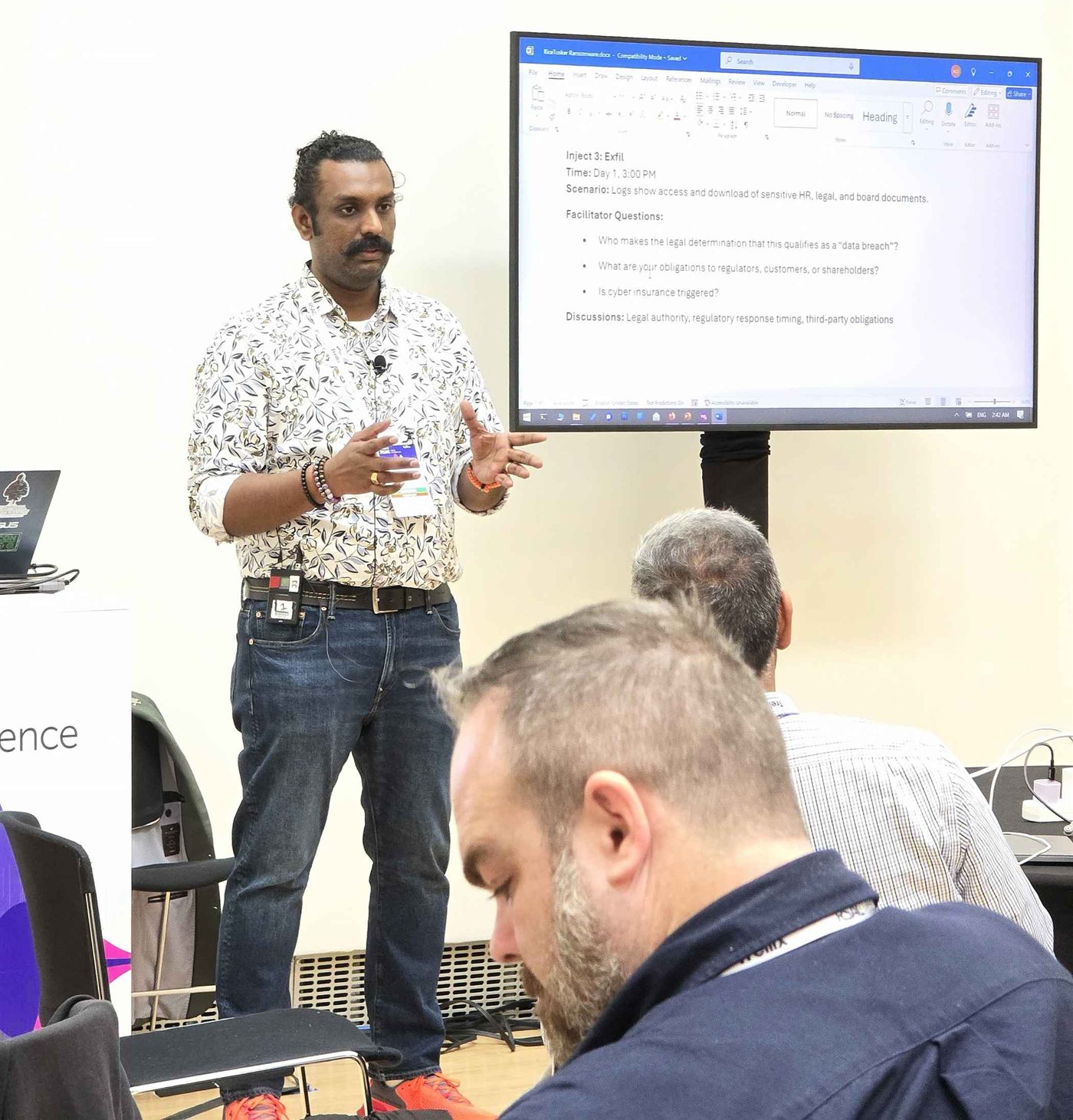 Abhijith B R at RSA Conference 2025