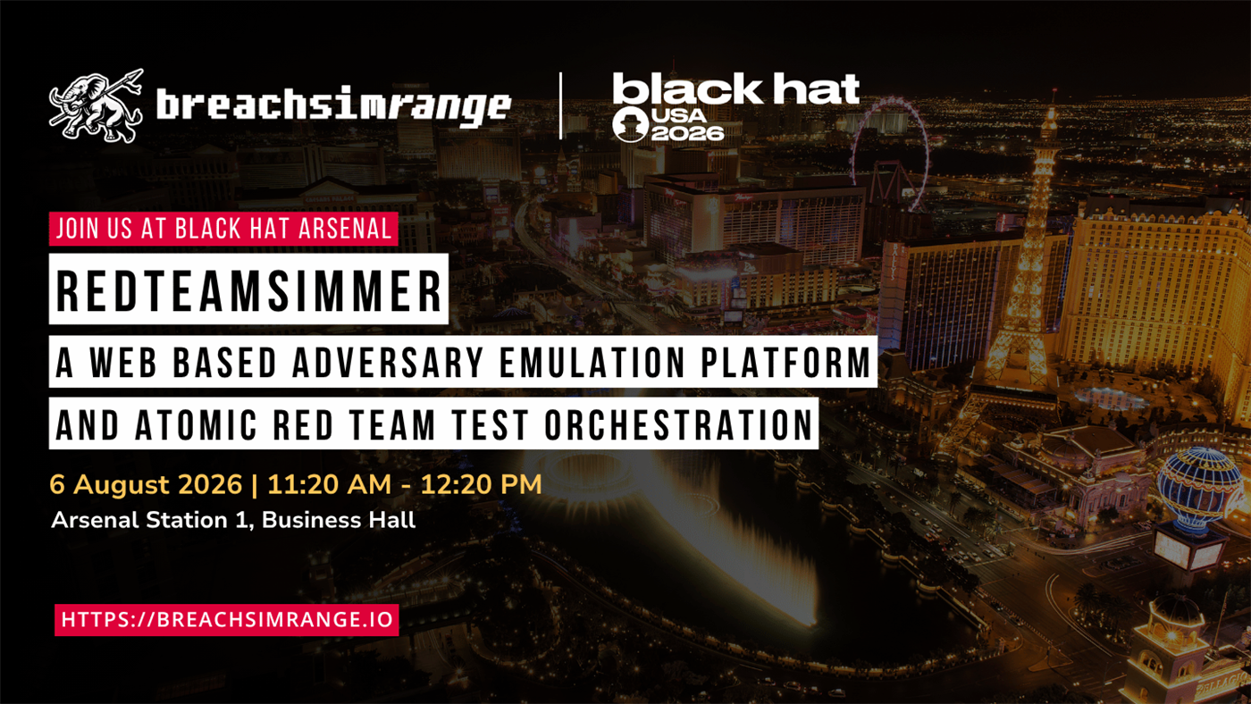 Black Hat USA 2026 Arsenal | RedTeamSimmer, adversary emulation for Atomic Red Team