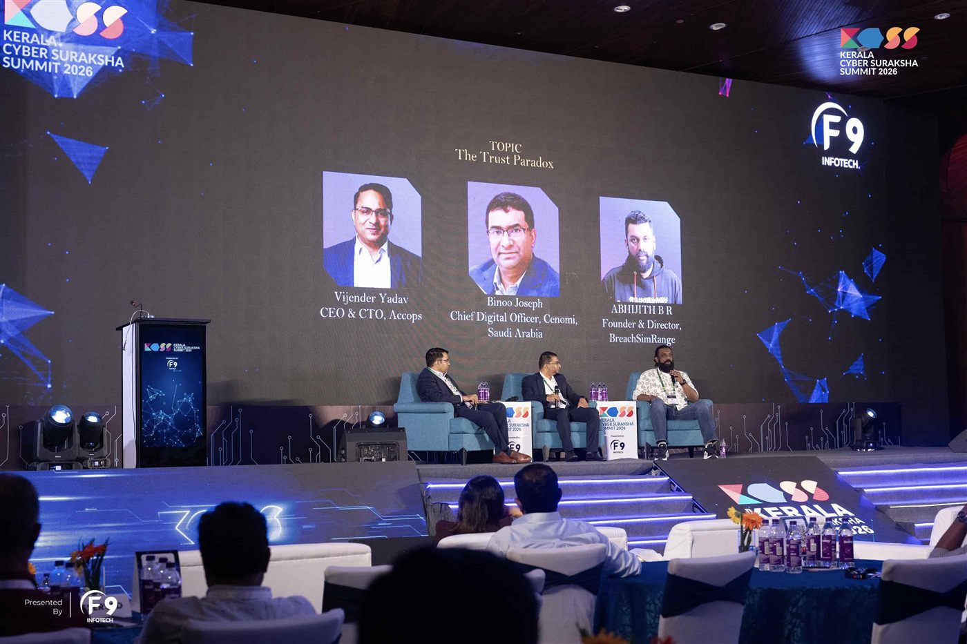 Abhijith B R at Kerala Cyber Suraksha Summit 2026