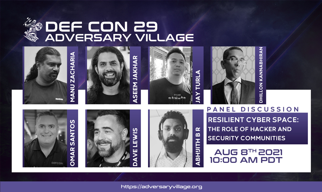 DEF CON 29 | Panel: Resilient cyber space, the role of hacker and security communities