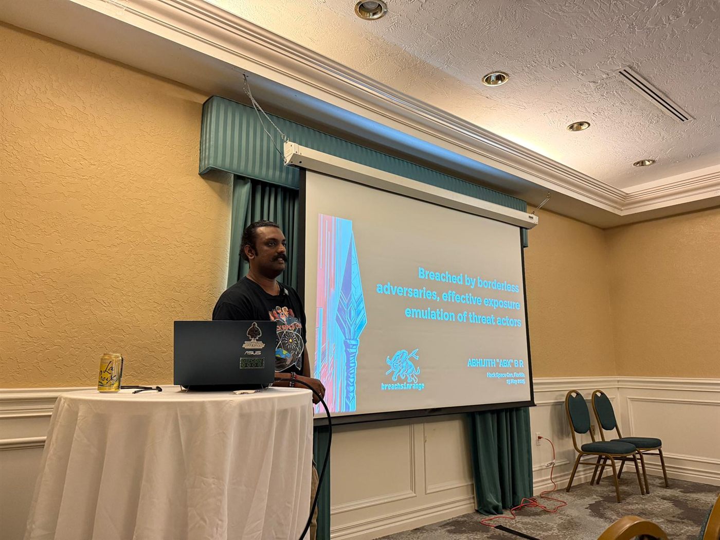 Abhijith B R at Hack Space Con 2025