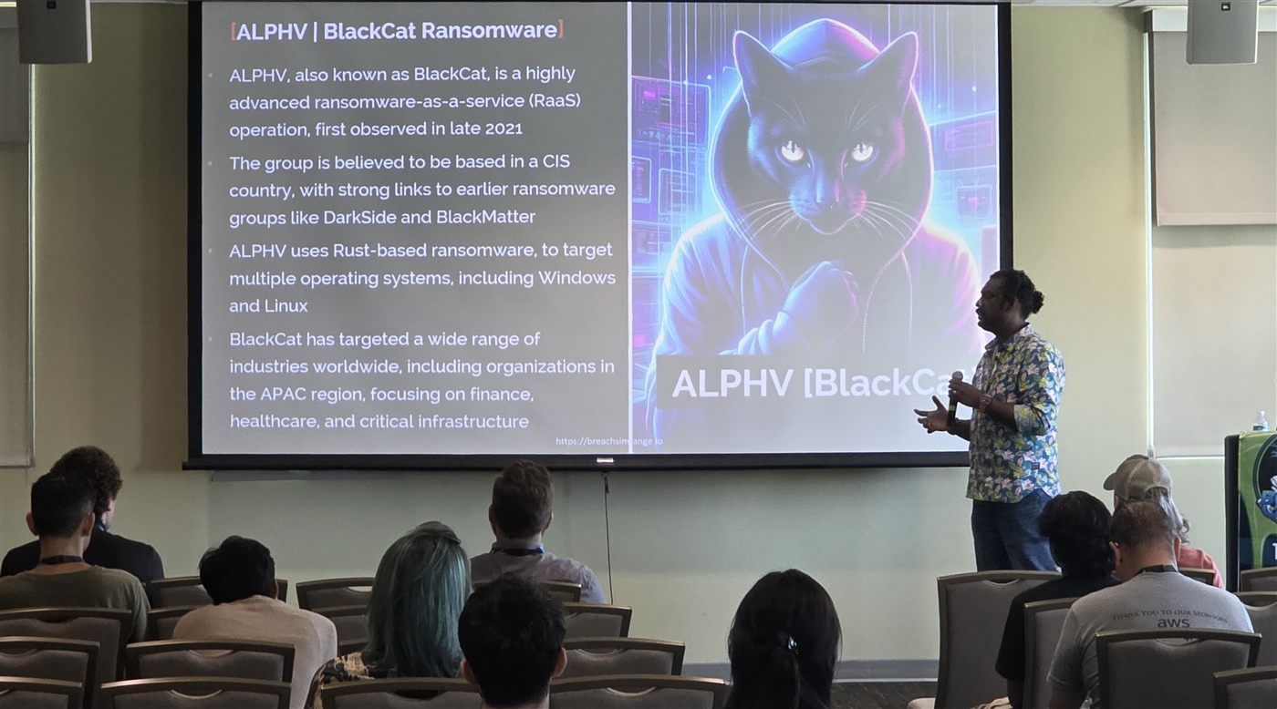 Abhijith B R at BSides Tampa 2025
